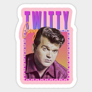 Retro 70s - Conway Twitty Sticker